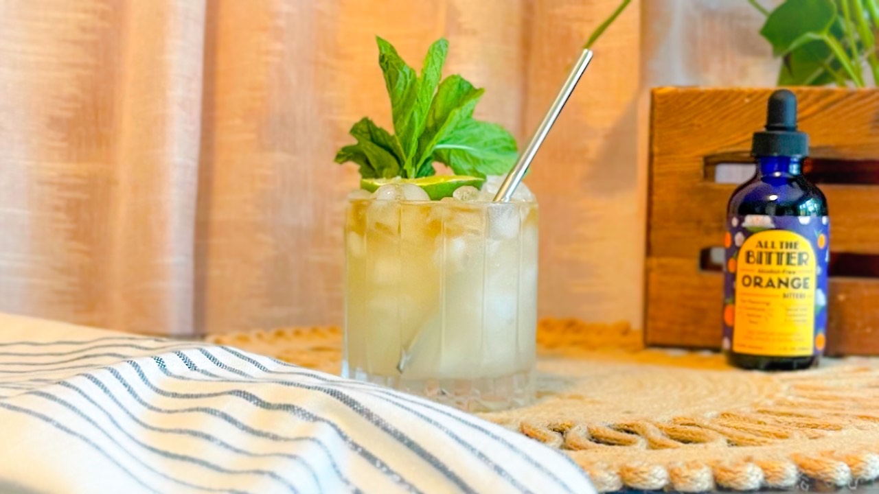 non-alcoholic mai tai mocktail cocktail recipe