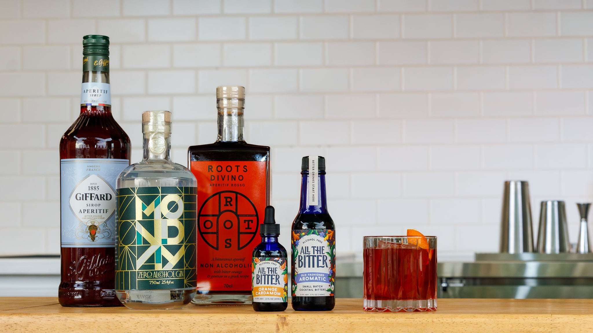 non-alcoholic negroni recipe mocktail low-alcohol zero proof